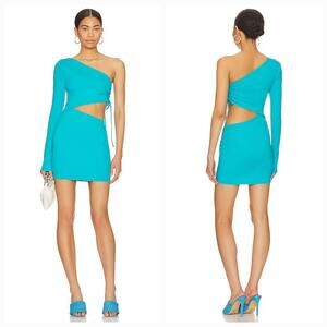 lovers and friends denim dress Kennet Mini Dress